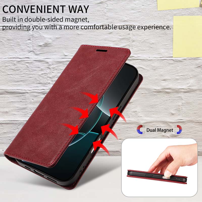 Magnetic Flip Leather Case For - Google Pixel 9 Pro recension och pris