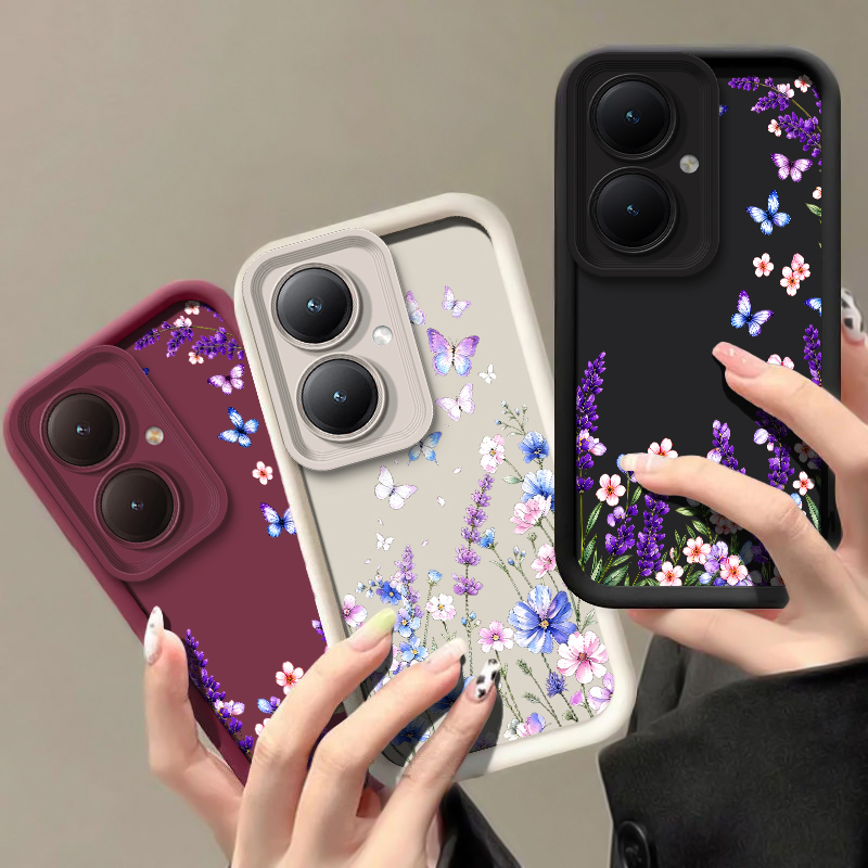 Lavender Butterfly Pattern Pho - Vivo Y28 recension och pris