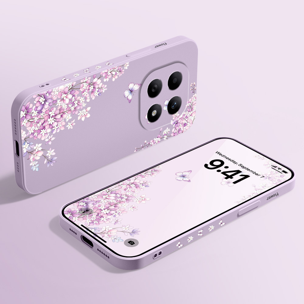 Violet Floral Phone Case For X - Xiaomi Redmi Note 14 recension och pris