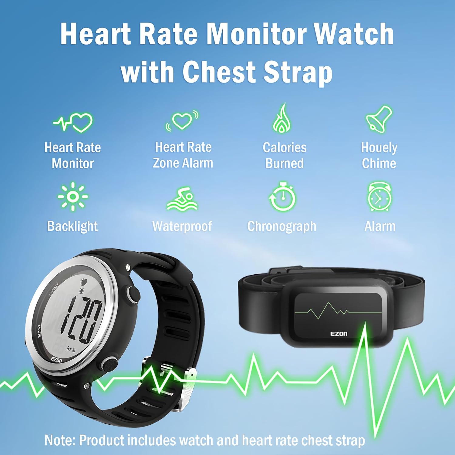 Heart Rate Monitor Sports Watc - Breath Rate Monitor recension och pris
