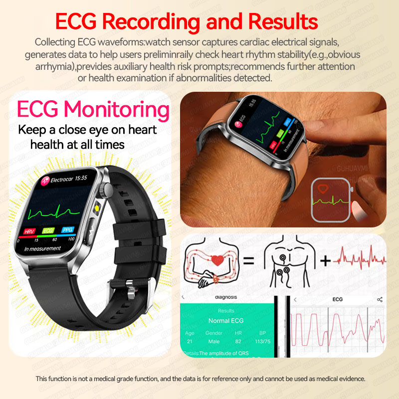 2026 New Non-Invasive Laser Tr - Fall Detection Watch recension och pris