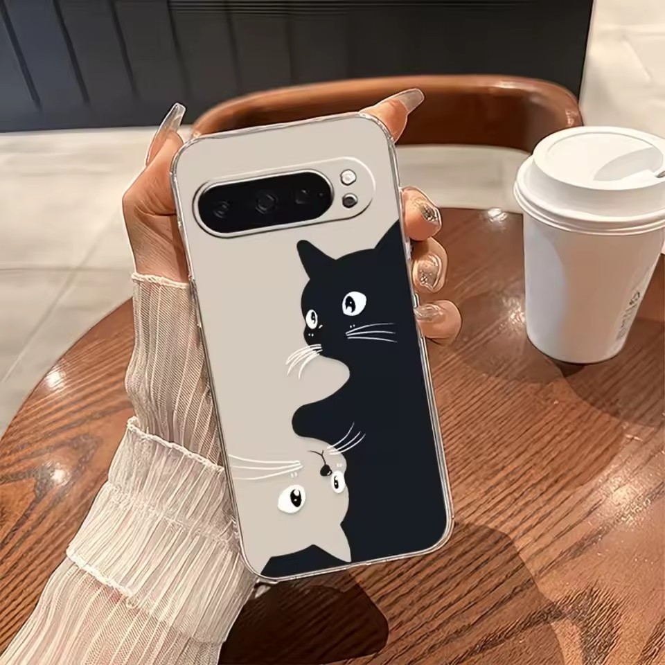 Hot Kawaii Cartoon Black Cat P - Google Pixel 9 Pro recension och pris