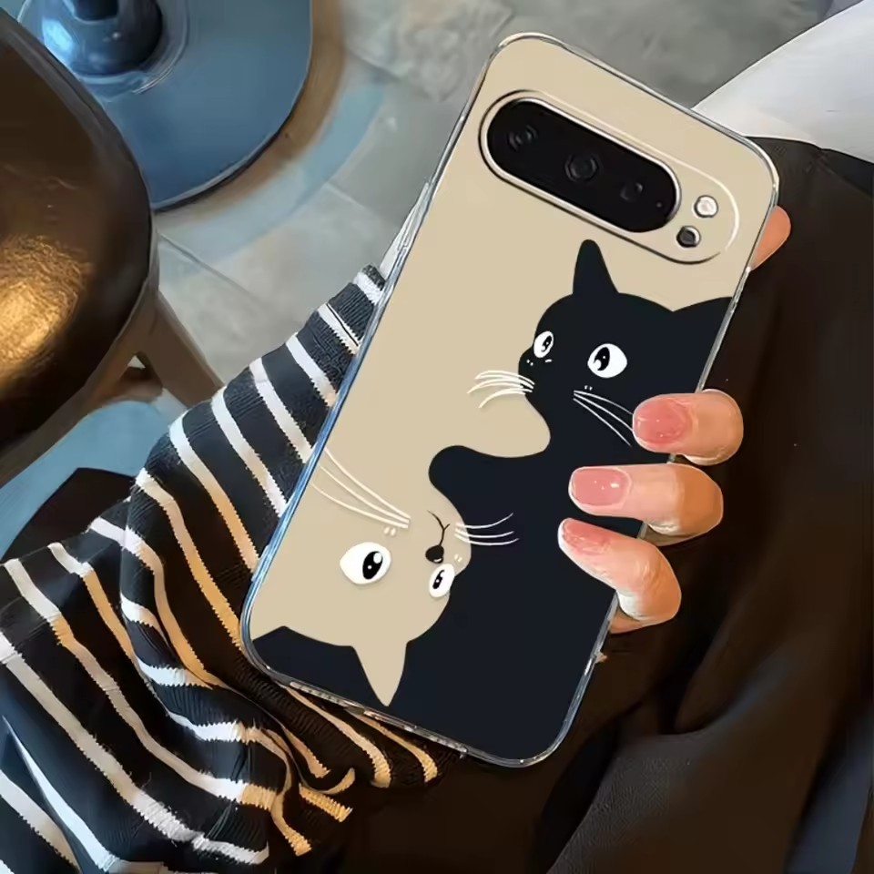 Hot Kawaii Cartoon Black Cat P - Google Pixel 9 Pro recension och pris