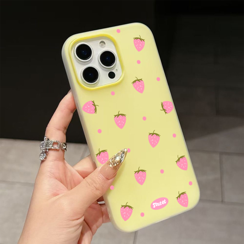 Sweet Pink Strawberry Pattern  - Xiaomi Redmi Note 14 recension och pris
