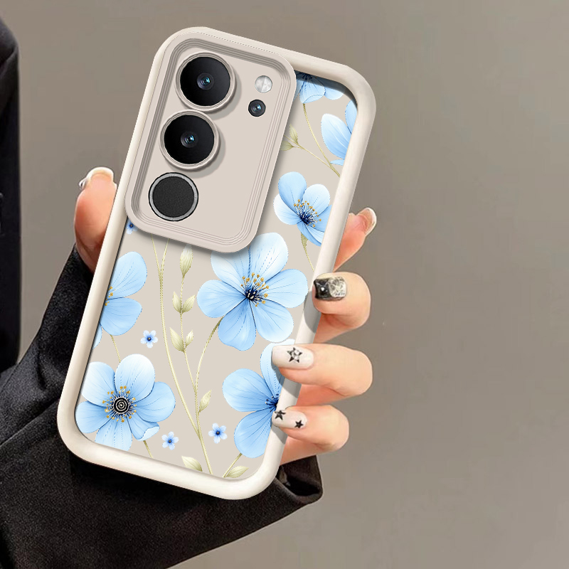 Blue Watercolor Floral Phone C - Vivo X200 recension och pris